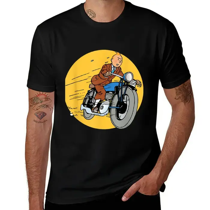 T-shirt 18/Adventure pour hommes, design personnalisé, chemise anime vintage, pack