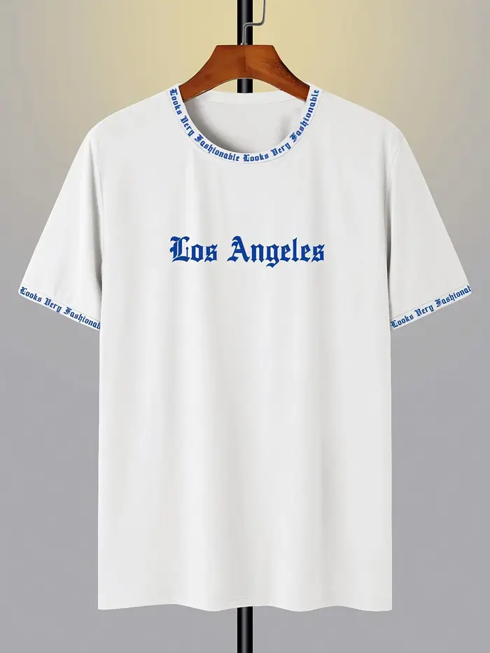 Le nouveau T-shirt pour hommes pour l'été 2025, est un décontracté, à la mode, sportif, respirant, d