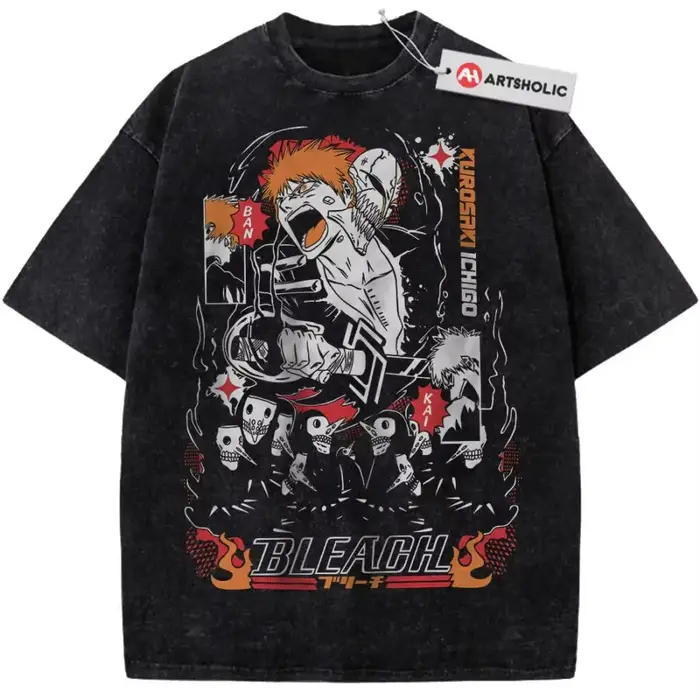 Offre spéciale Anime périphériques eau de javel Manga graphique imprimé T-shirt hommes femmes rétro 