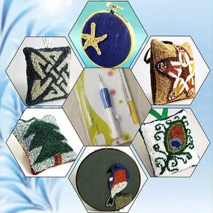 Kit d'aiguilles à poinçonner pour broderie, ensemble d'outils de couture, stylo à aiguille magique, 