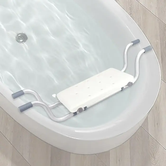 Banc de bain réglable pour personnes âgées et personnes handicapées, convient à la plupart des baignoires, banc de bain, coussin de chaise de douche, planche de bain