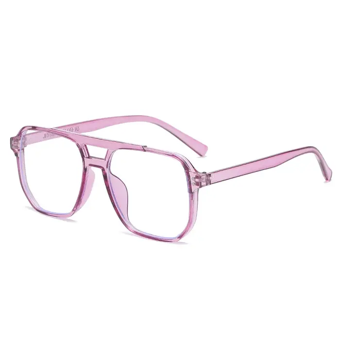 Lunettes d'ordinateur transparentes, monture carrée Anti-lumière bleue pour femmes et hommes, lunett
