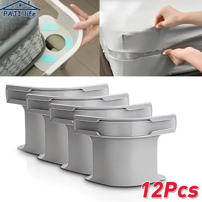 Sangles de support de drap de lit paquet de 4 Clips de drap housse sangles d'angle de matelas antidérapantes sécurisées élastiques robustes ajustement universel pour maison chambre enfant famille