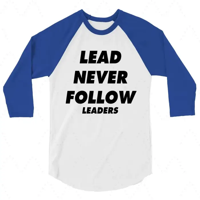 Nouveau T-shirt décontracté unisexe imprimé en 3D « Lead Never Follow Leaders » 2026, style Harajuku