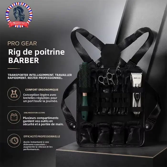 Kit d'outils multifonctionnels pour barbier professionnel