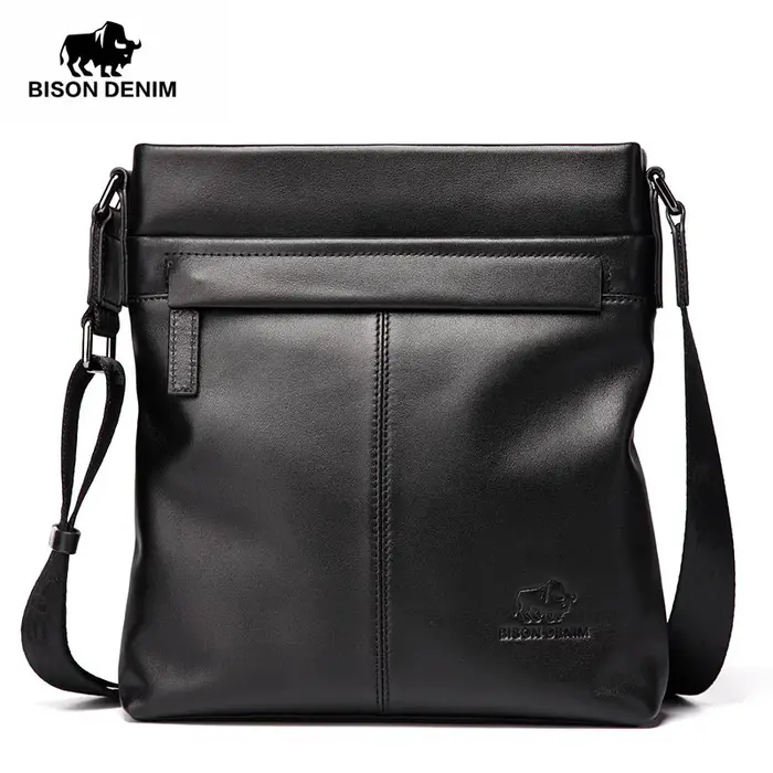 Bagressions DENIM-Sac à Bandoulière en Cuir group pour Homme, Sacs Messenger Décontractés, Cuir de V