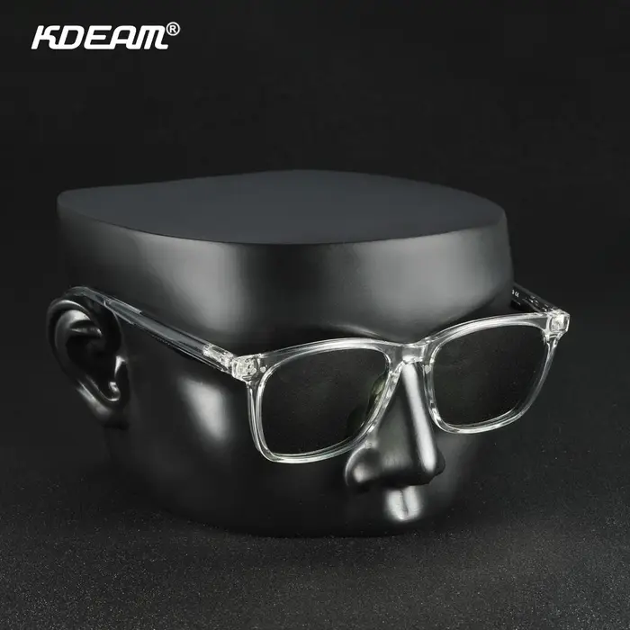 KDEAM-Lunettes de soleil avec verres polarisés pour homme, monture carrée en matériau TR90, charnièr