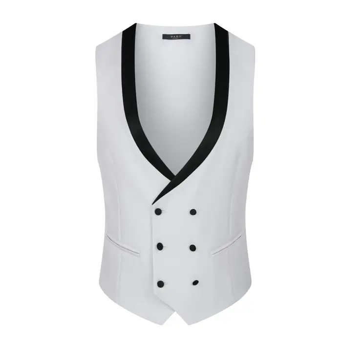 Ensemble de costumes de luxe légers de haute qualité pour hommes, 3 pièces, robe Blazer de fête pour
