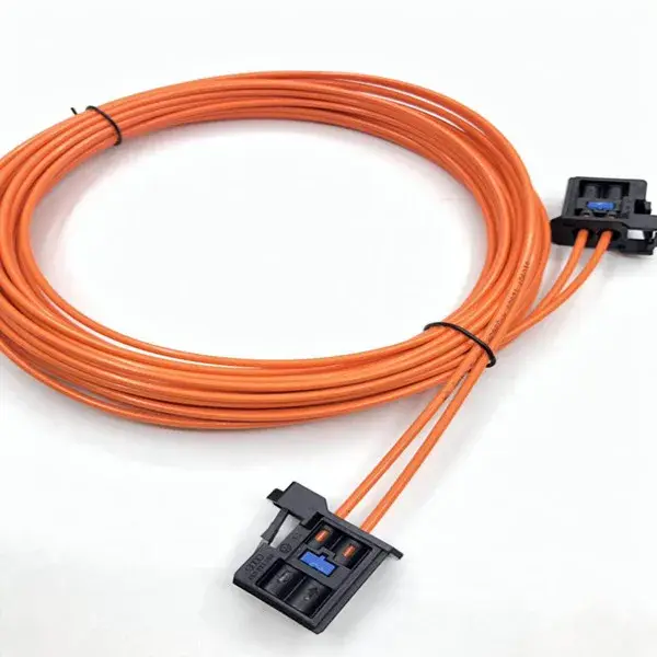 Connecteurs de câble en fibre optique, mâle à mâle, pour Audi, BMW, Mercedes, etc., 120cm, 500cm, no