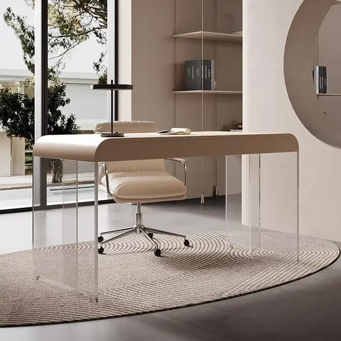 Bureau de direction, Table d'étude, bureau de salle, poste de travail minimaliste, meubles de lectur