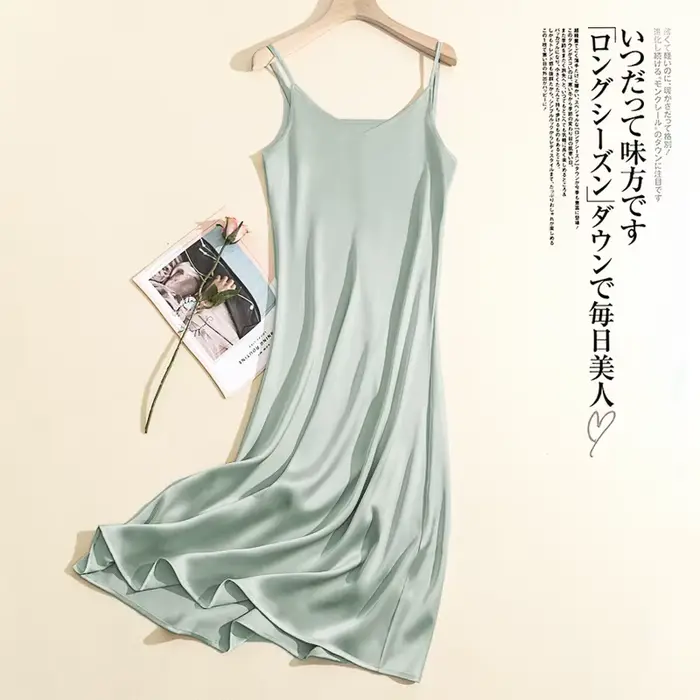 Robe De soirée longue en Satin pour femmes, Chic et élégante, Sexy, bretelles réglables, sans manche