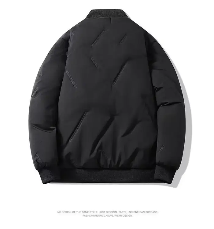 Nouveau col de baseball automne et hiver, veste en coton à la mode et polyvalente pour hommes, veste