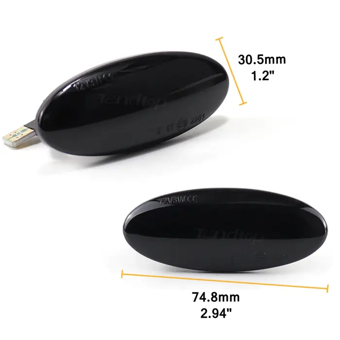 Marqueur latéral dynamique à LED pour Nissan, répéteur de clignotant, Qashqai J10 X-trail T31 Cube J