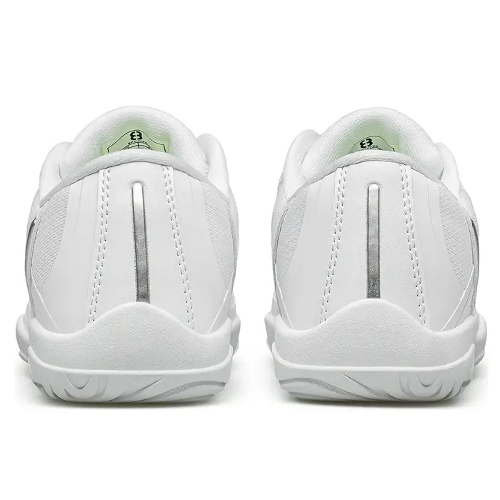 Chaussures cheerleading pour filles en blanc avec semelle technique pour danse et entraînement sportif occasionnels