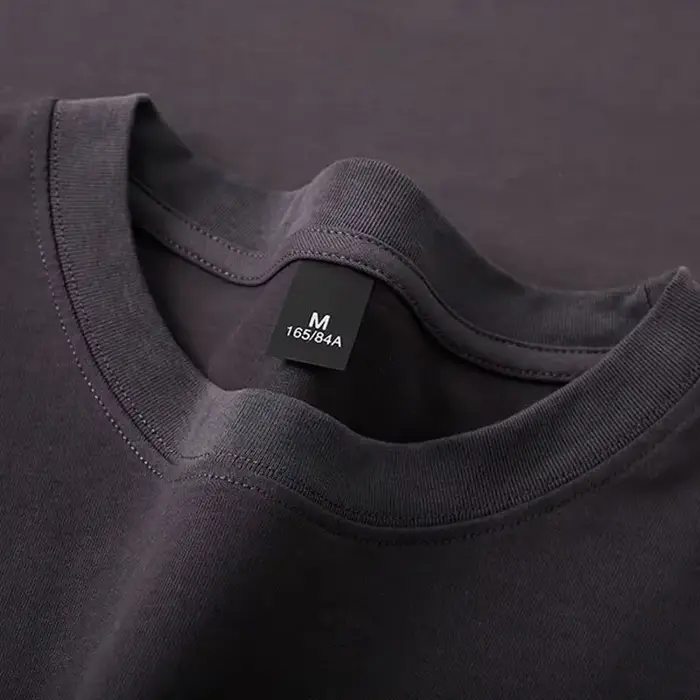 T-shirts en coton 600g pour hommes, manches courtes, poids lourd, col rond, respirant, pour l'été, p