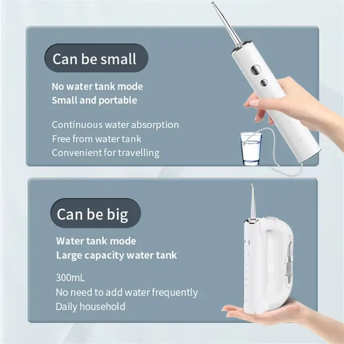 Xiaomi – irrigateur buccal pour dents, Jet d'eau dentaire Portable multifonction, réservoir d'eau de