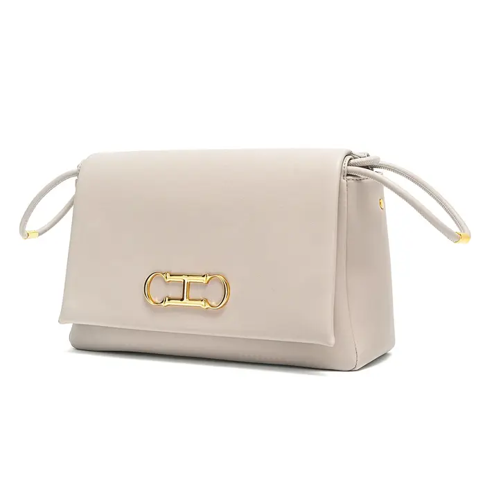 CHCH – sac à main pour chambre simple pour femmes, sac à main beige à rabat pour les déplacements qu