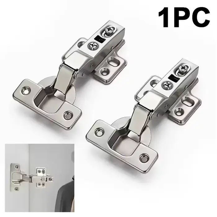 1PC Charnières de porte d'armoire avec amortisseur de fermeture douce pour meuble de cuisine et autres meubles