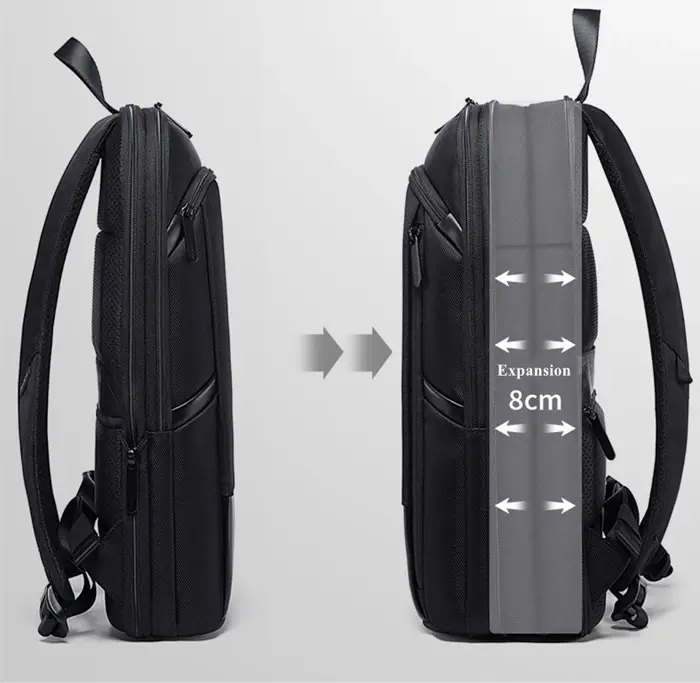 BANGE ordinateur portable étanche 15.6 "17.3 sac à dos mode mâle classique mode voyage Moto & motard