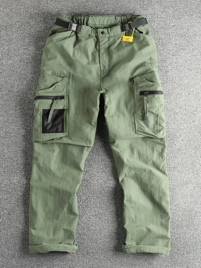 Pantalon d'assaut de parachutiste japonais, ample et droit, avec poche fonctionnelle, décontracté, a