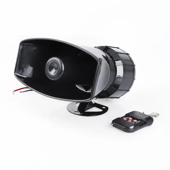 Accessoires de voiture 12V 7 sons haut-parleur 130dB sirène électronique sans fil forte alarme d'ave