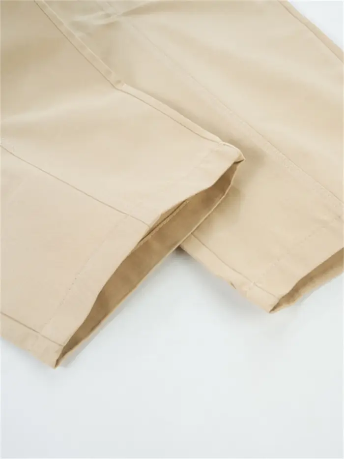 Pantalons à jambes larges en coton pour filles, pantalons décontractés de printemps, vêtements de sa
