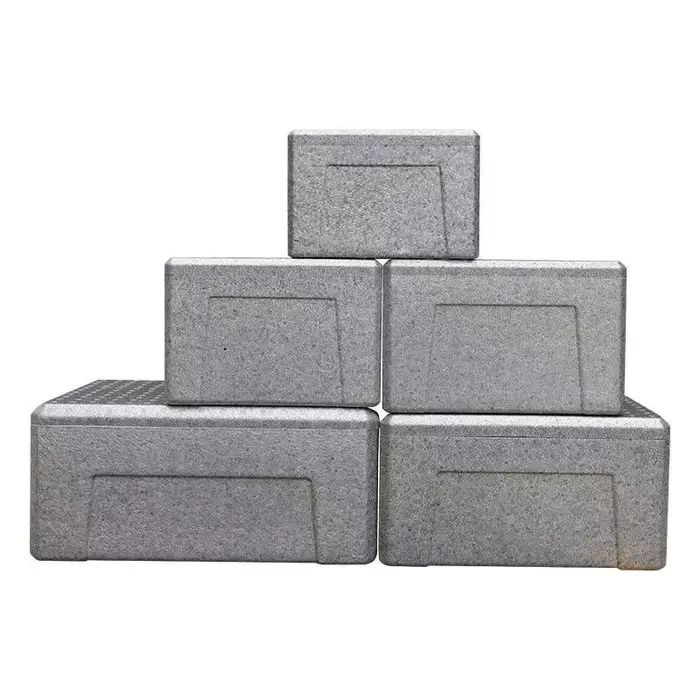 Boîte isolante écologique, boîte en mousse de polypropylène élargie, boîtes de crème glacée pour gar