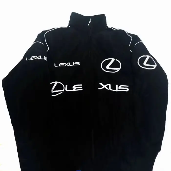 Blouson en coton brodé haut de gamme Lexus pour la course F1 et la moto, veste de moto chaude, vêtem