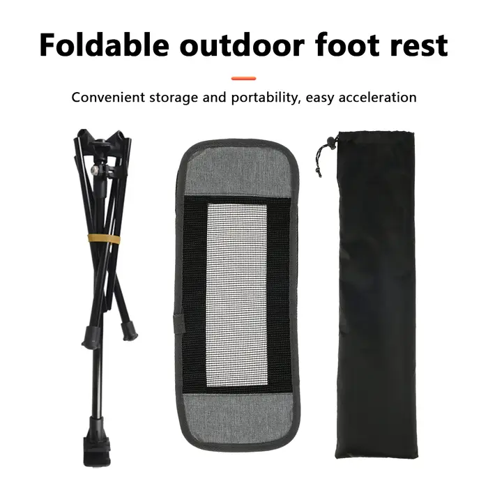 Chaise portable d'extérieur pliable, repose-pieds de camping, chaise inclinable, chaise lunaire, rep