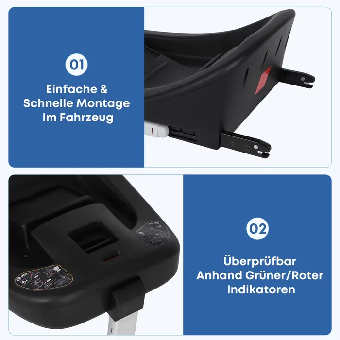 Siège auto pour bébé pour nouveau-né de 0 à 15 mois (40-85 cm) 13 kg Base ISOFIX siège auto taille I