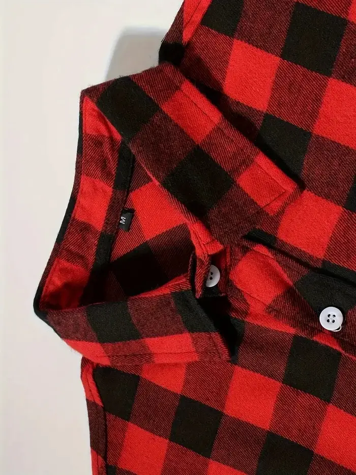 Chemises pour hommes simple boutonnage classique Plaid intelligent décontracté chemise en flanelle à