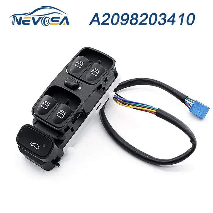NEVOSA A 2098203410   Interrupteur de fenêtre de commande électrique, pour MERCEDES classe C W203 C1