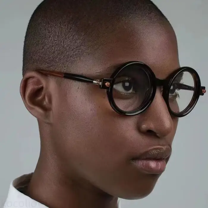 Lunettes de lecture photochromiques rondes rétro Anti lumière bleue pour hommes et femmes, Design de