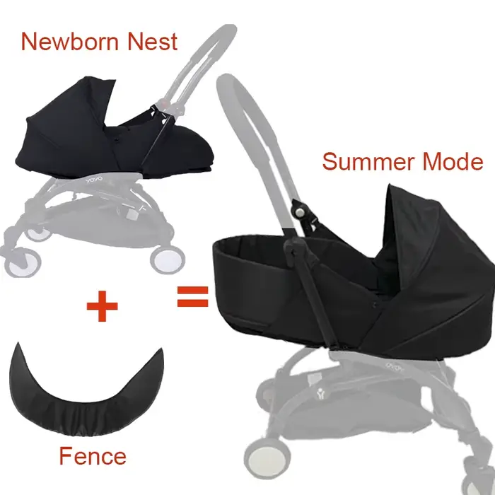 Accessoires de poussette 0 +, Pack pour nouveau-né, panier de couchage adapté à YOYO/YOYO2/YOYA 0-6M
