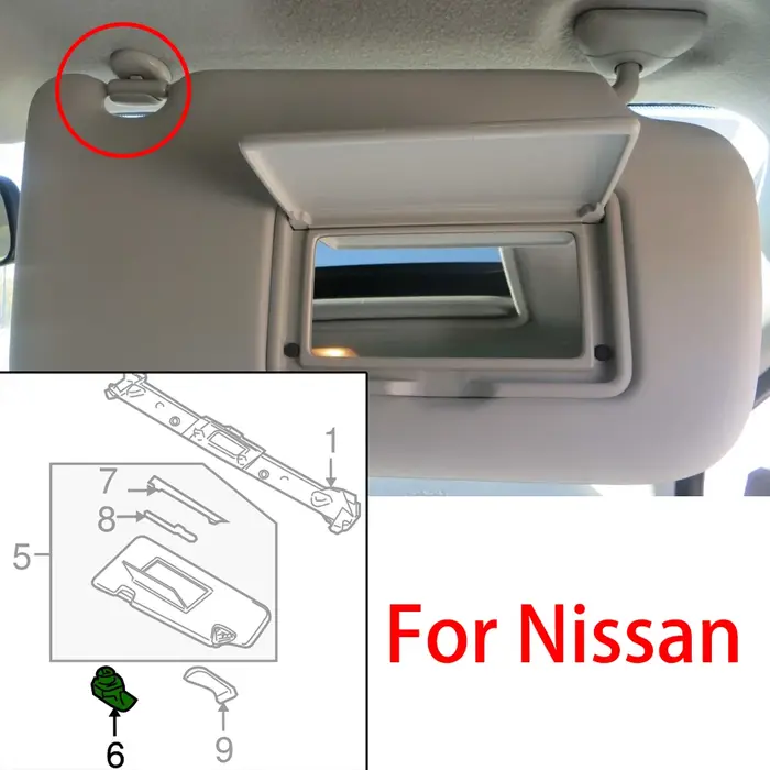 Réinitialisation de pare-soleil de voiture, pare-soleil, Renault, Samsung, QM5, Koleos, HY, Nissan, 
