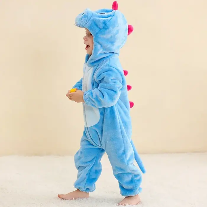 Combinaison de carnaval d'hiver MICHLEY pour bébé, à capuche, en flanelle, costume de cosplay pour t