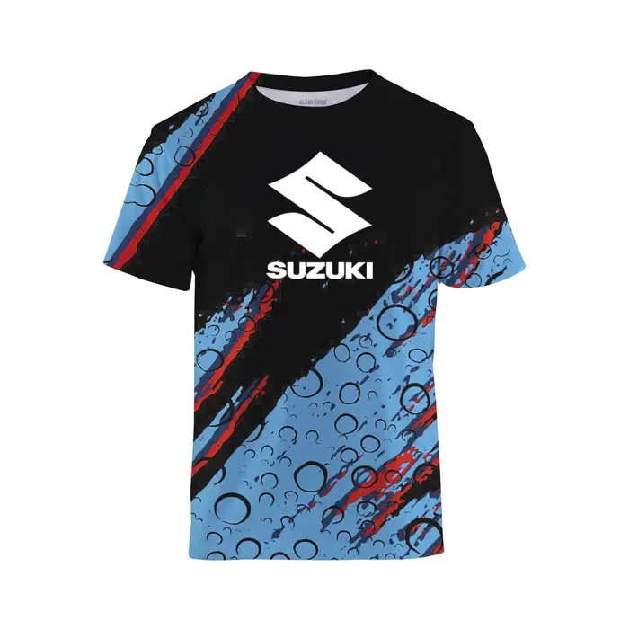 T-shirt pour homme Suzuki Motorcycle 2026, nouvelle mode été, impression 3D, sport quotidien, fitnes