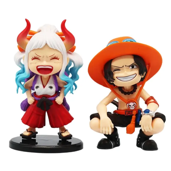 Anime une pièce singe D. Luffy Roronoa Zoro Sanji Portgas · D · Ace Yamato Q Version Anime figural P
