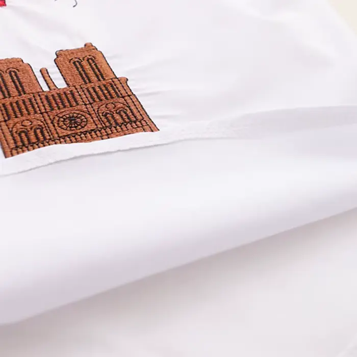 2024 nouvelle chemise blanche décontractée boutonnée col rabattu femme Blouse à manches longues coto