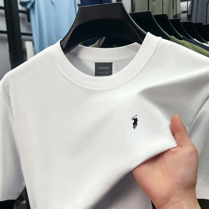 T-shirt Homme Haut de Gamme en Coton Soyeux Respirant à Manches Courtes – Collection Été Paul Brand 