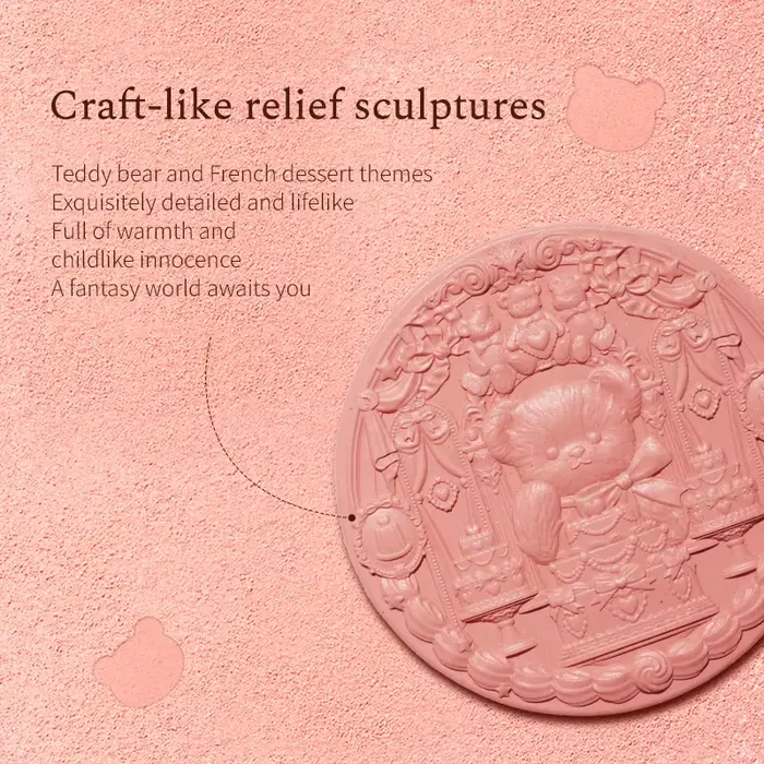 [NOUVEAU]Flower Knows The Sweetie Bear Collection Blush en satin de soie
