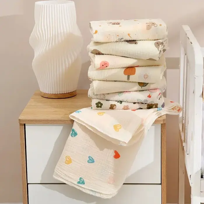Couverture de réception pour bébé, en mousseline de coton, pour nouveau-né, literie, serviette de ba