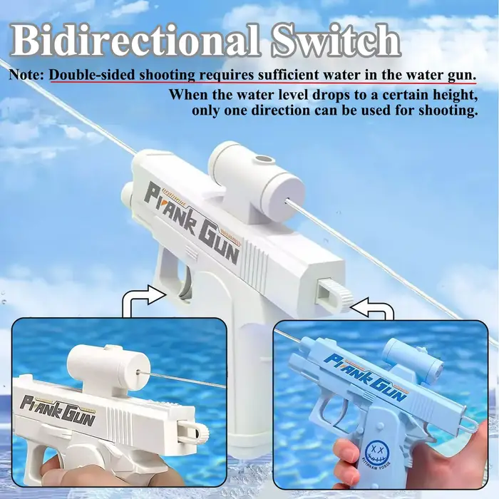 Pistolet à eau bidirectionnel, jouet de farce, anti-Stress, petit jeu de pistolet, extérieur et inté