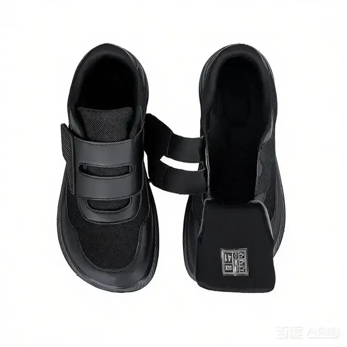 Chaussures ouvertes à large boîte à orteils réglables pour personnes âgées, chaussures pour diabétiq