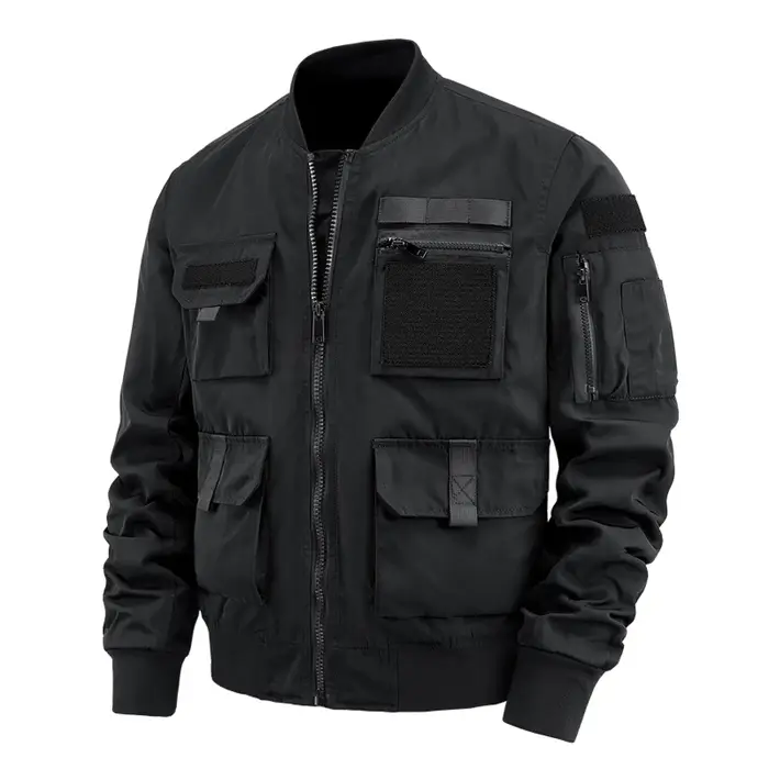 Veste tactique pour hommes, coupe-vent imperméable multi-poches, vêtements d'extérieur de moto pour 