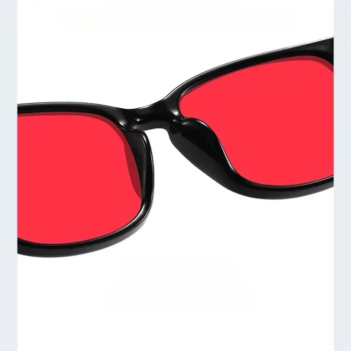 Lunettes Anti-lumière bleue avec lentilles teintées rouges, meilleur sommeil, filtre à lentille roug