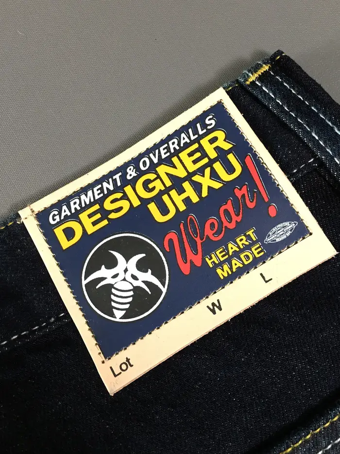 Jean en Denim brut lourd pour hommes, 2025 A/W, 100% coton, bleu, décontracté, droit, rigide, Non ex