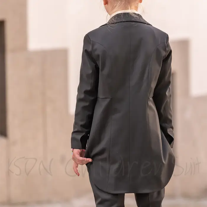 Ensemble de Costume élégant pour filles, couleur unie, décontracté, mode, Slim, ajusté, haute qualit
