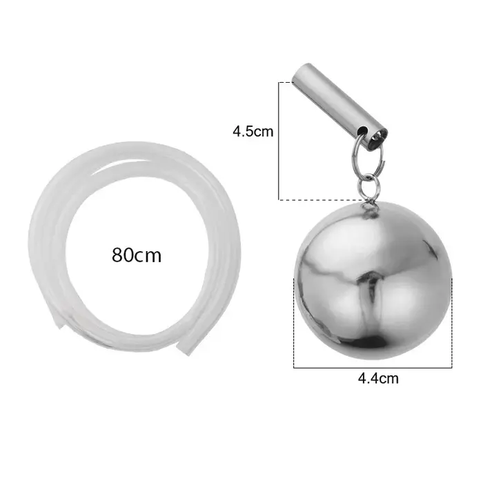 Tube Flottant en Silicone pour Bière, 80cm, en Acier Inoxydable, avec Verrouillage à exacpille