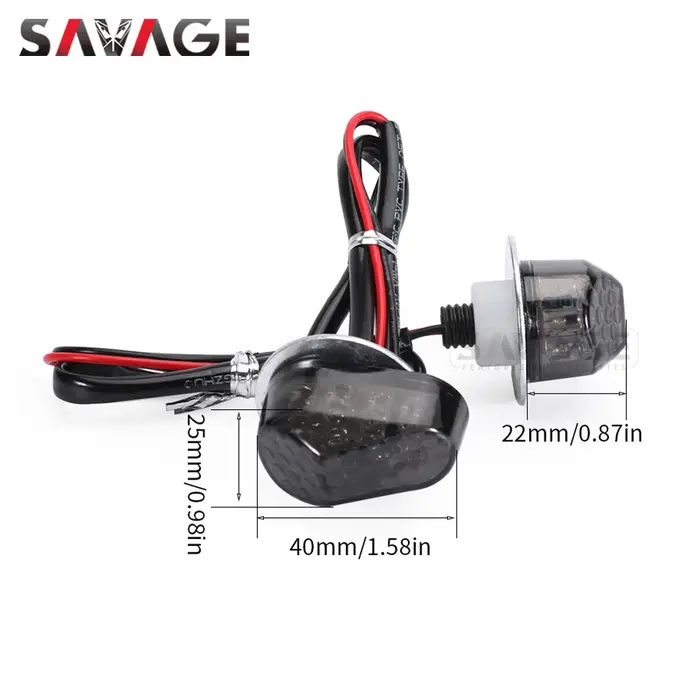 Clignotant LED 2025 pour YAMAHA YZF R7 R6 R1 R1M YZFR7 YZFR6, accessoires de moto, Mini indicateurs 